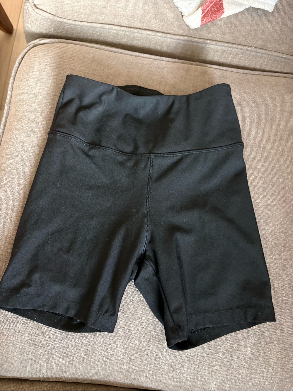 High-Rise Black Women's Bike Shorts - Stretch Performance